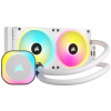 Vodné chladenie Corsair iCUE LINK H100i RGB White (CW-9061005-WW)