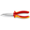 Knipex pologuľaté izolované kliešte s ostrím 200mm 2626200