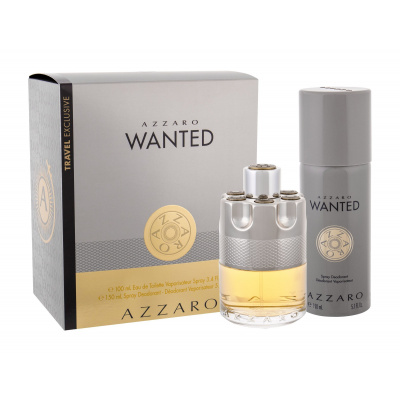 Azzaro Wanted, toaletná voda 100 ml + deodorant 150 ml pre mužov