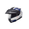 Výklopná prilba Schuberth E2 Atlas biela/modrá L 59