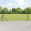 Šesťuholníkový plot sivý 0,4 x 100 m oceľový