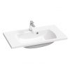 RAVAK CLASSIC II 80 x 45cm umývadlo, s otvorom, s prepadom, liaty mramor, biele, XJX01180000