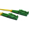 Optický patchcord E2000/APC - E2000/APC 1m, duplex, SM, G657A2
