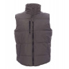 PAYPER DAYTONA 000876-0051 / Zateplená vesta s fleece podšívkou kontrastnej farby - smoke/black XXS