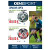 SET 4 ks ERIMA zápasová futbalová lopta Farba: bieločierna, Veľkosť lopta: 5