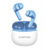 Canyon TWS-5, True Wireless Bluetooth slúchadlá do uší, USB-C nabíjanie, nabíjacia stanica v kazete, modré CNS-TWS5BL