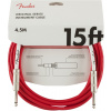 Fender Original Series 15 Instrument Cable Fiesta Red