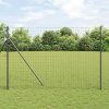 zahrada-XL Plot s stĺpmi Sivá 1.6 x 10 m Oceľ 3350376