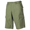 MFH Americké krátke nohavice BDU Rip stop, OD green - L