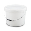 Vedro okrúhle biele 15.9 L s vekom