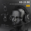 Wosport WoSport aktívny headset Gen5 + montáž na helmu FAST - Čierna