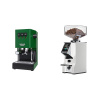 Gaggia Classic E24, green + Eureka Mignon Specialita Smart, CR white