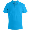 PROMODORO 4001 / Pánska polokošeľa z prstencovej bavlny - turquoise 4XL