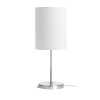 RENDL NYC/RON 15/20 stolná Polycotton biela/nikel 230V LED E27 15W
