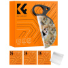 K&F Concept K&F 79MM,Nano-B Series Hand-held semi-circular Prism Effect Filter with 3pcs vacuum cleaning cloths 32249