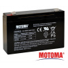 Batéria olovená 6V/ 12Ah MOTOMA bezúdržbový akumulátor