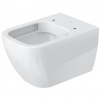 Duravit Happy D.2 Závesná WC, Rimless, WonderGliss, biela 22220900001