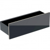 Geberit Acanto - Nástenná polička 450x148 mm, čierna 500.617.16.1