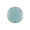 Nástenné hodiny Karlsson Sienna Glow KA6017BL modrá ONE SIZE