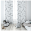 Záves na riasiacej páske 140x250 cm biely so srdiečkami Biela 140 x 250 cm