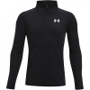Under Armour Tech™ 2.0 ½ Zip Juniors Black/White 5 - 6 Years (XS)