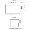 Ventishop PQZ-H 500 odvodní plenum box horizontální