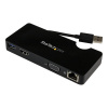 StarTech.com USB3SMDOCKHV dokovacia stanica a replikátor portov Kábel USB 3.2 Gen 1 (3.1 Gen 1) Type-A Čierna (USB3SMDOCKHV)