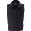 James & Nicholson | JN 1128, Pánska 2-vrstvová softshell vesta, čierna, XXL