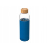 QUOKKA FLOW Sklenená fľaša so silikónovým povrchom WATER FLOWERS 660ml