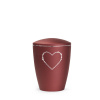 Zvieracia urna Elegance Heart - Rubín 0,5l