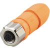 ifm Electronic EVC814 neupravený zástrčkový konektor pre senzory - aktory, EVC814, piny: 5, 1 ks; EVC814