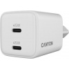 Canyon CU45CC vysokorýchlostná univerzálna nabíjačka do steny 2x USB-C 45W CNS-CUW45CC