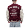 Alpha Industries zimná bunda Varsity Air Force Jacket burgundy Farba: bordová, Veľkosť: XL