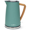 NEDIS rýchlovarná kanvica KAWK510EGN/ objem 1,7 l/ Soft-Touch/ 1850 - 2200 W/ nerezová oceľ/ zelená