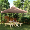 zahrada-XL Skladací pop-up párty stan hnedý 292x292x315 cm 4004918