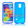 Silikónový obal Samsung Galaxy S5 Mini – TPU – modrá