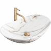 Rea Royal 60 umývadlo na dosku 62 x 36 cm, imitácia prírodného kameňa Aiax, REA-U8548