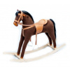 Hojdací koník s hlasom Domil 82x105x27 cm HNEDÝ VYPR