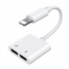 Joyroom Ben Series adaptér Lightning / 2x Lightning biely S-Y104
