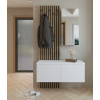 Casarredo Predsieňová zostava PATRAS farba dub artisan/biela/čierna