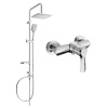 Mexen Sven sprchový set s dažďovou sprchou a sprchovou batériou Sabre, chrómová, 72140262-00