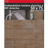 ZAVRZ Revízne dvierka š x v 50x75 cm-PUSH-Vodeodolné, na doske GlassRock ZAVRZ C++K500x750