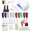Gél lak sada s lampou a brúskou START