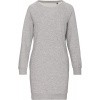 KARIBAN VINTAGE K493 / Organické teplákové šaty - light grey heather S
