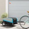Vozík za bicykel, čierno modrý 45 kg, železo-ForU-94044