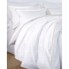 Posteľné obliečky - Maro Home Bedding White s béžovou ružovou 200x220 (Maro Home Bedding White s béžovou ružovou 200x220)