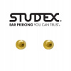 STUDEX NÁUŠNICE PRE PIERCING INOX STERILNÁ ZLATÁ 3MM