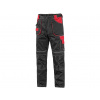 CXS ORION TEODOR / Pánske nohavice do pása - čierna/červená 66