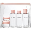 By Hebe cestovný set: fľaša 80 ml, 3 ks + pohárik 30 ml, 1 ks + pohárik 10 ml, 1 ks + špachtľa, 1 ks + kozmetická taška, 1 ks