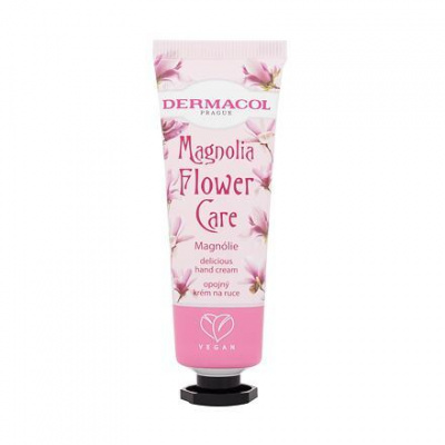 Dermacol Magnolia Flower Care Delicious Hand Cream hydratační a vyživující krém na ruce 30 ml pro ženy